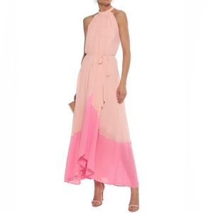 NWT Saloni Iris Maxi Dress Light Peach Mid Pink, 2